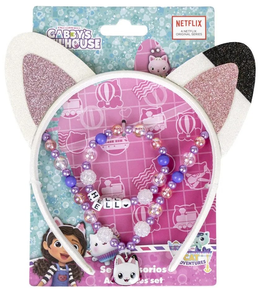 Gabby's Dollhouse Cat Ears set de bijuterii și bentită