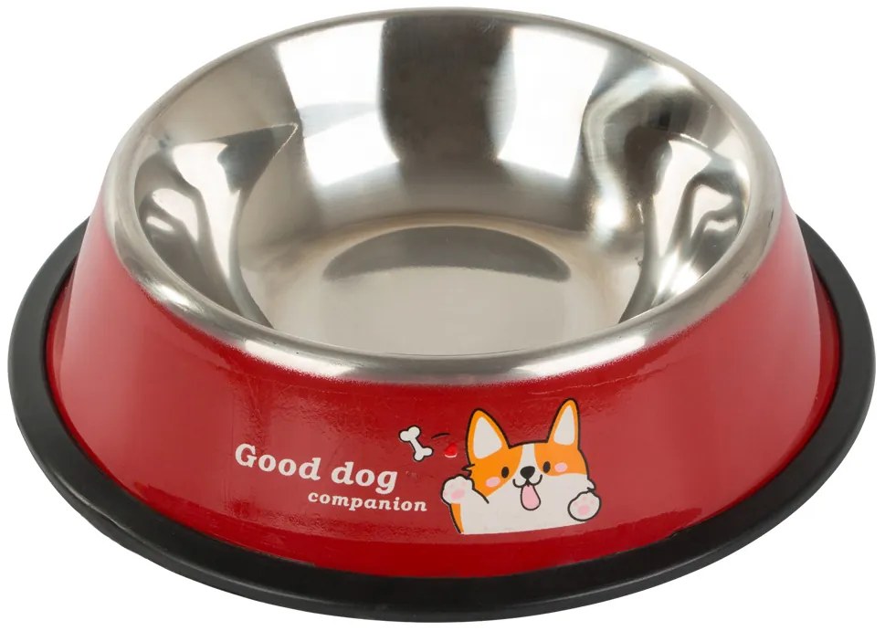 Bol din oțel inoxidabil pentru câini/pisici CAT&DOGS 150 ml - mai multe culori Culoare: Albastru
