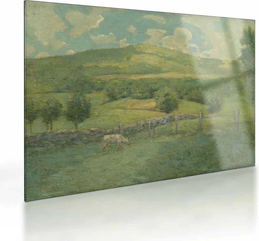 Tablou pe sticlă - Julian Alden Weir, Obweebetuck, reproducere (70x50 cm)