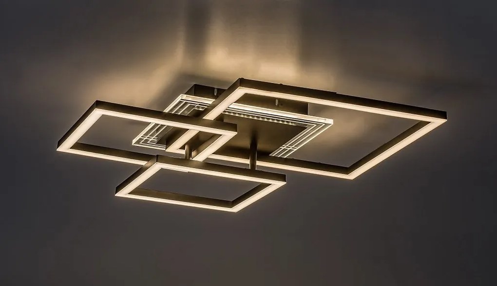 Plafoniera LED design geometric Ottavia 50x18,5cm