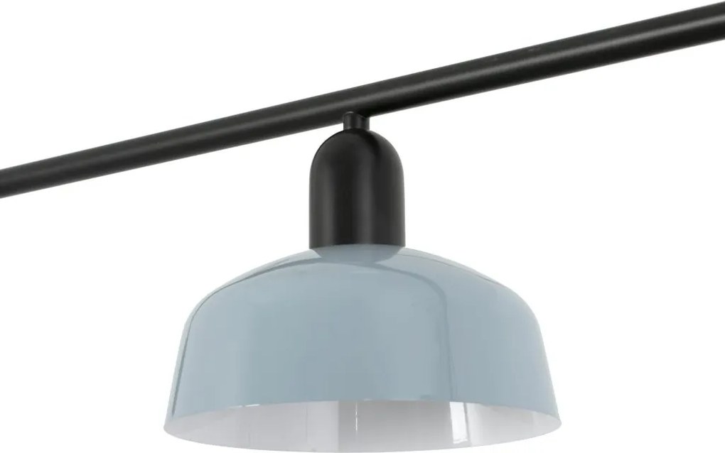 Lustra suspendata metal TATAWIN S 3L negru, blue