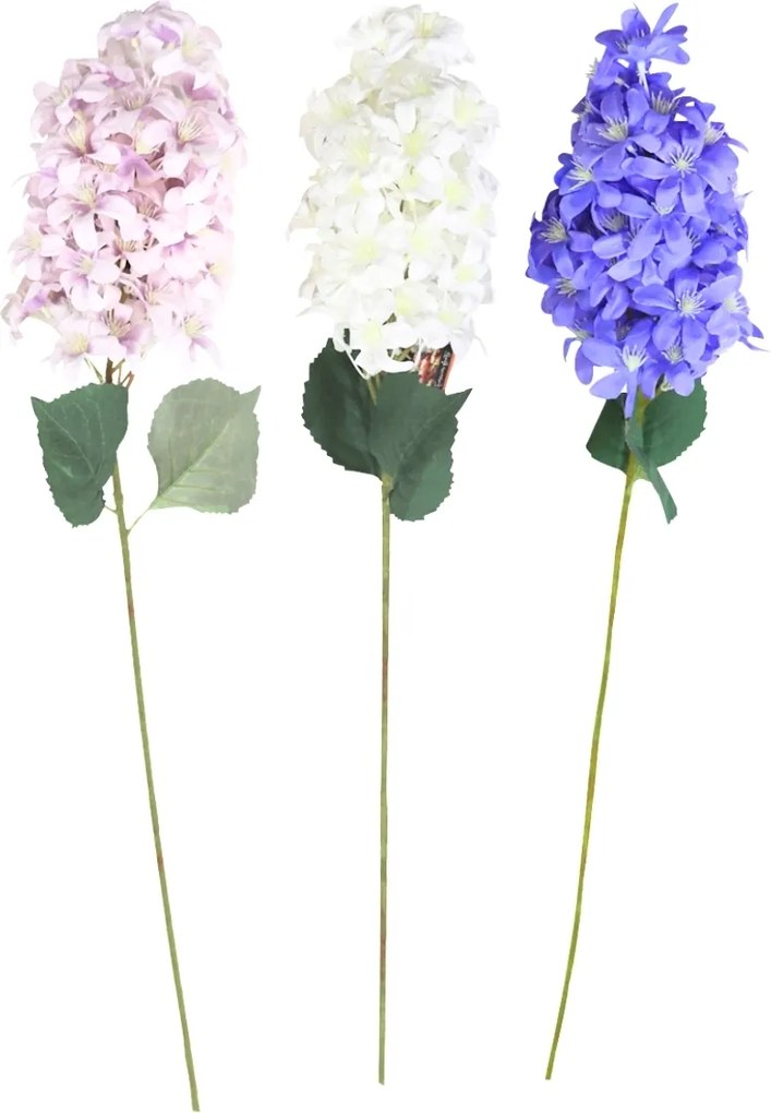Floare artificiala HORTENSIE PLUME 87 cm - mai multe culori Culoare: Violet