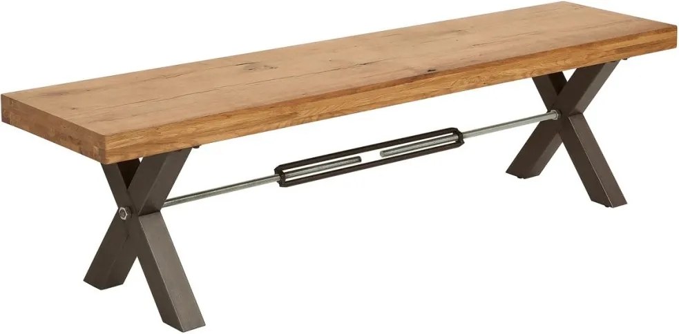 Banca Design Industrial Thor 180cm stejar salbatic