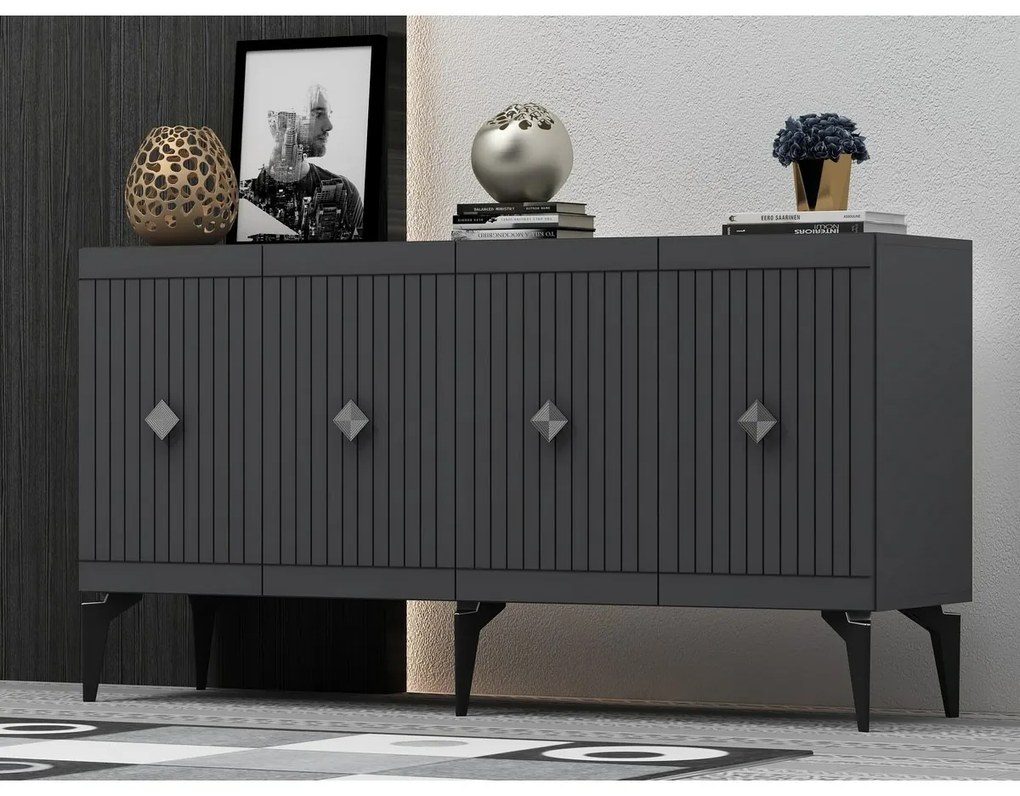 Dulap Midas Anthracite and Silver