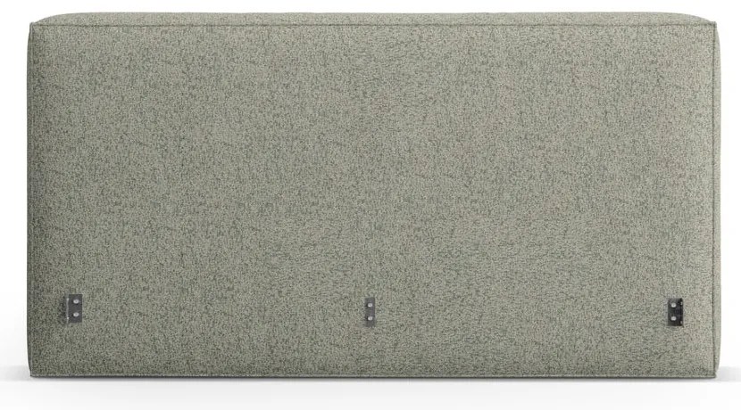 Tăblie de pat verde tapițată 209x100 cm Olivia – Micadoni