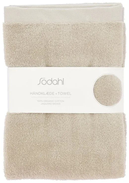 Prosop bej din bumbac din frotir 70x140 cm Comfort – Södahl
