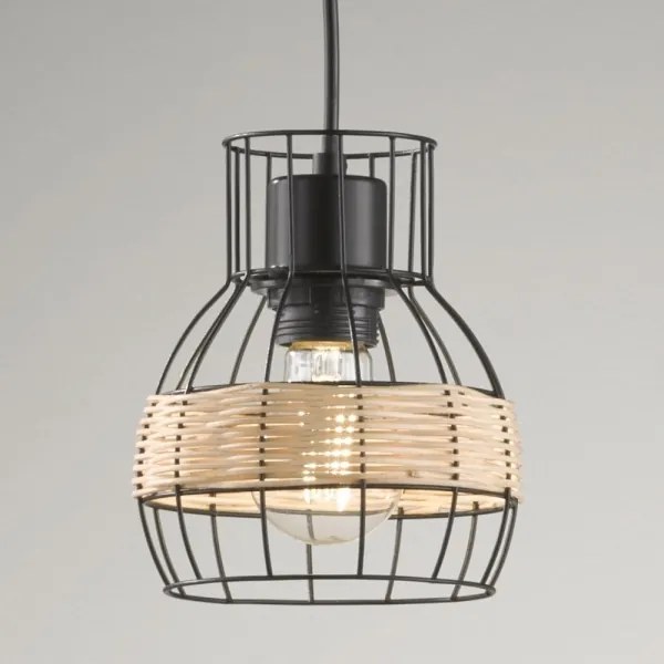 Lustră pe cablu STRAW 3xE27/40W/230V Fischer & Honsel 60798