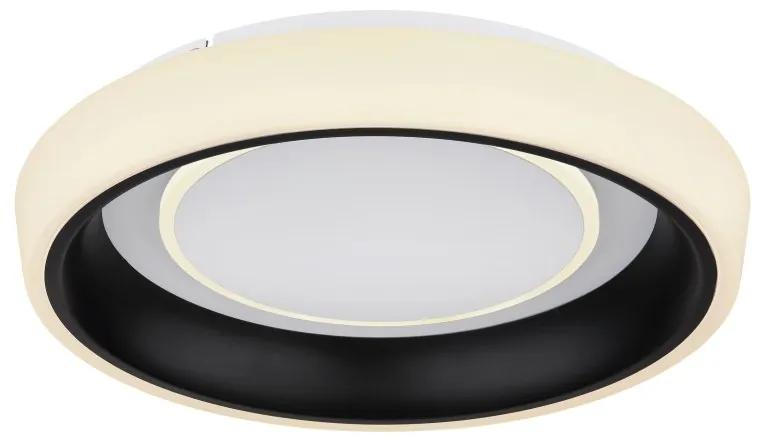 Plafoniera LED cu telecomanda design modern Tabano negru mat