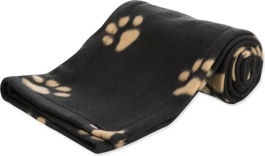 Pătură neagră pentru câini din polar/fleece 100x70 cm Trixie Barney – Plaček Pet Products