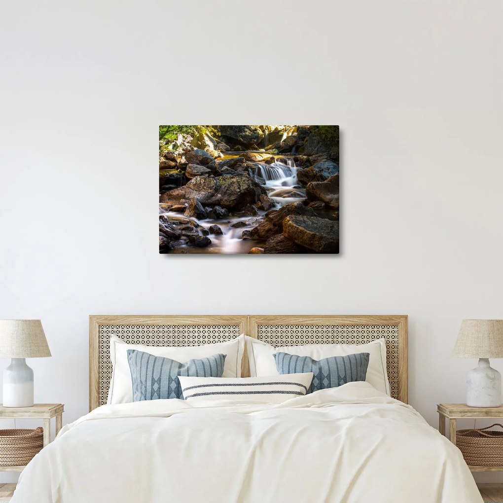 Tablou cu râul pietros (70x50 cm)