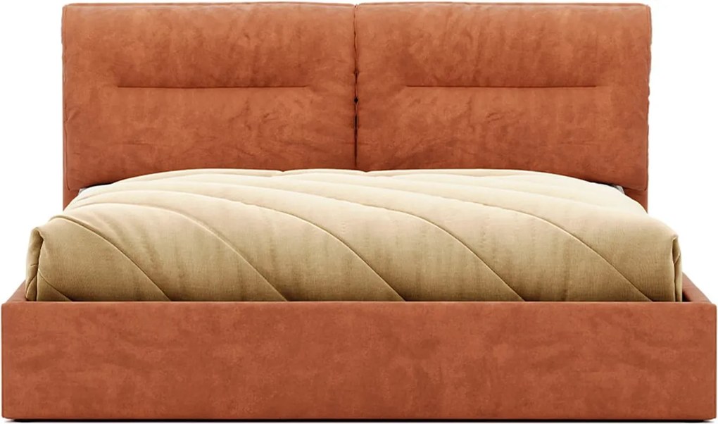 Pat Marsel Tapitat cu Saltea 120/140/160/180x200cm - 120x200