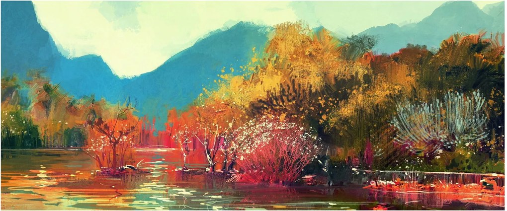 Tablou - Culorile toamnei (120x50 cm)