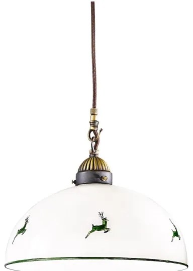 Kolarz 731.G101 - Pahar de schimb pentru candelabru NONNA E27 Ø 30 cm, verde căprioară