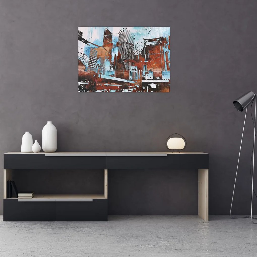 Tablou - Zgârie-nori (70x50 cm)