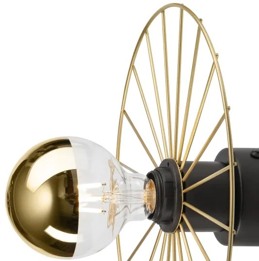 Aplică MONTANA 1xE27/15W/230V d. 30 cm auriu