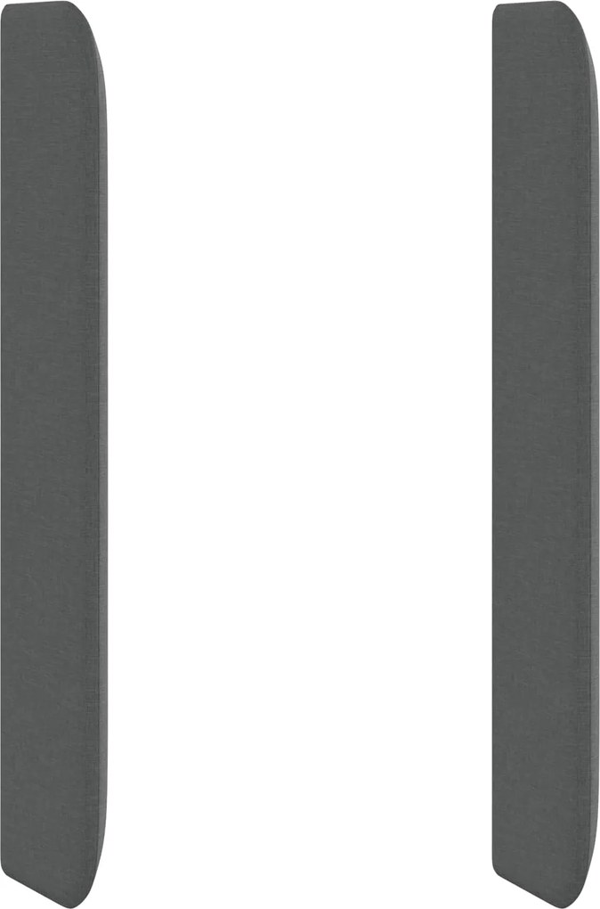 vidaXL Ureche pentru Tăblie Gri 80 x 16 x 4 cm țesătură