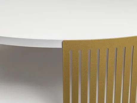 Măsuță de cafea Zentono Gold (auriu + Negru molet) . 1103774
