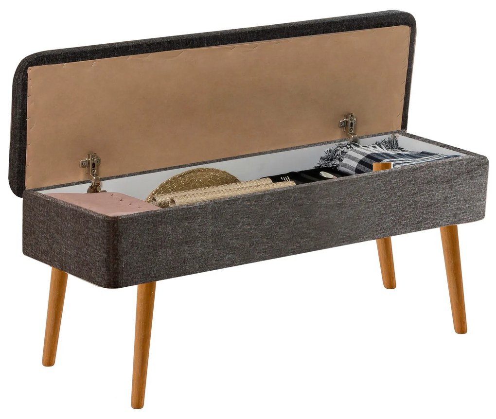Set mobilier sufragerie Vlasta 2 (pin atlantic + antracit) (pentru 6 persoane). 1073072