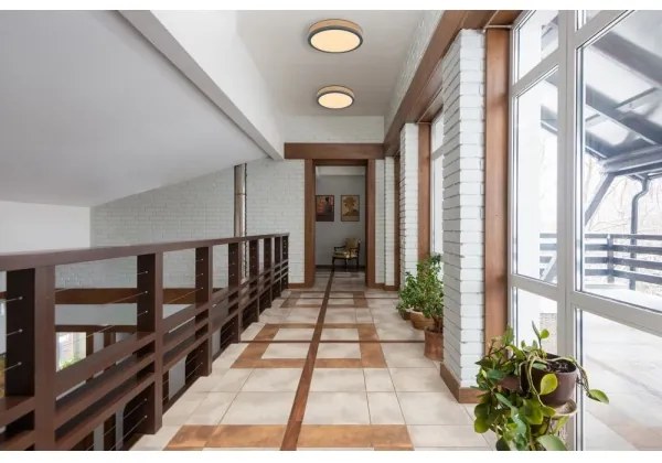 Plafonieră LED DORO LED/12W/230V d. 30 cm Globo 416080WD1R