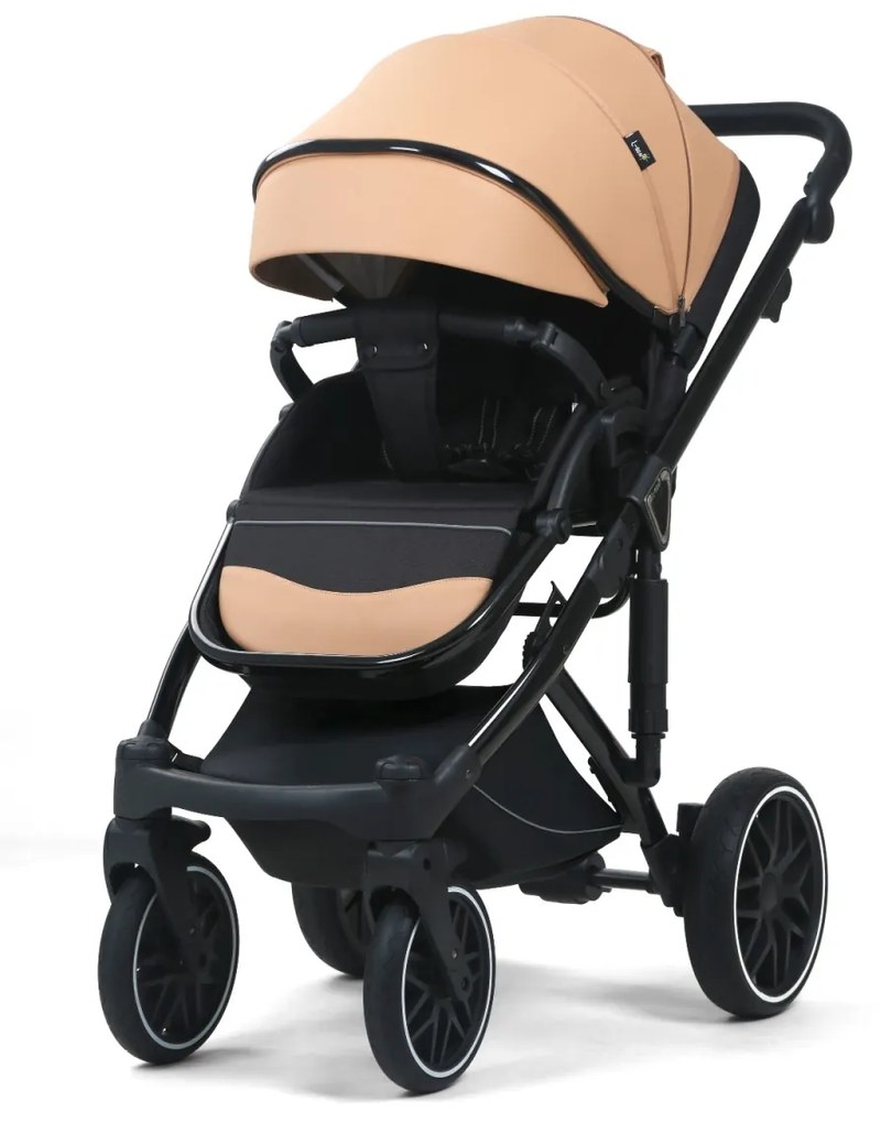 Carucior 3 in 1: Functionalitate, Confort si Siguranta pentru Fiecare Etapa a Copilului Tau! - CPC-67-portocaliu