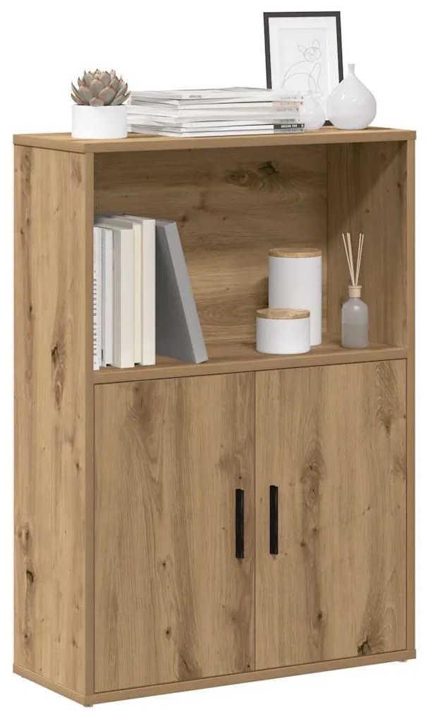 vidaXL Bibliotecă, stejar artizanal, 60x24x85 cm, lemn prelucrat
