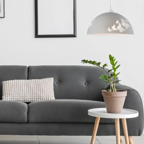 Lustră pe cablu 1xE27/60W/230V fluturi