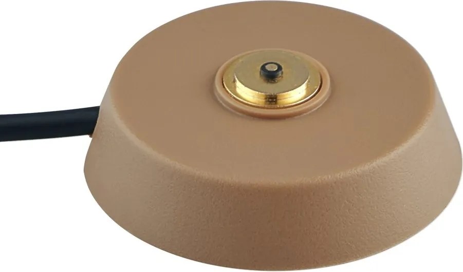 Veioza LED portabila de exterior IP44 Ellen To-Go Battery maro deschis
