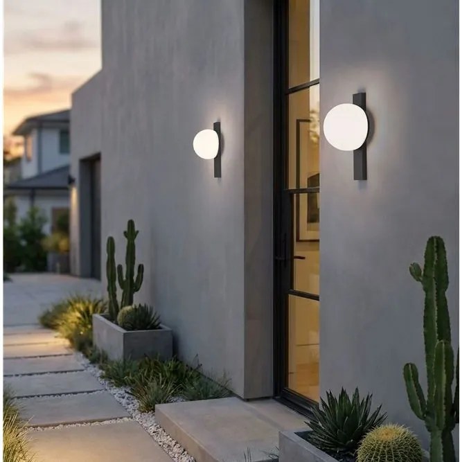 Aplica de perete exterior IP65 LED 3000K REMI negru