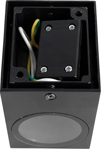 Lampa de perete moderna neagra IP44 - Baleno