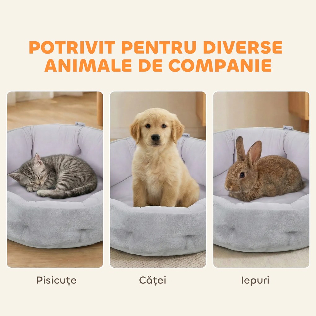 PawHut exterior pat cuib rotund confortabil | Aosom Romania