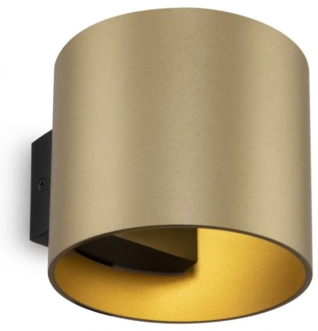 Aplica de perete design tehnic Rond auriu MYC066WL-01MG