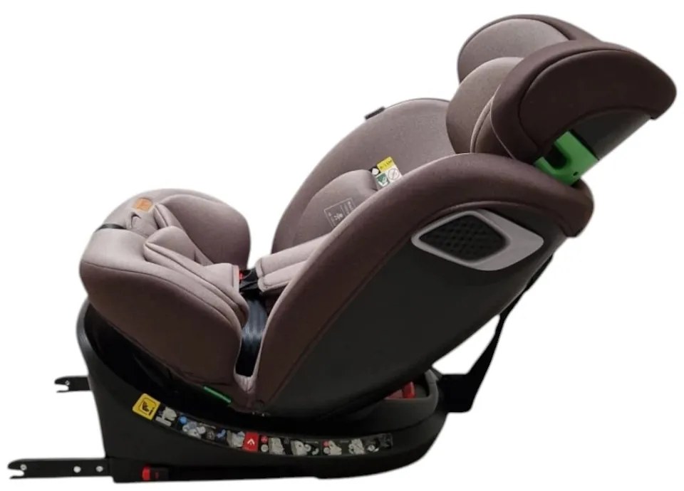 Scaun Auto cu Isofix Baby Care™ BS10P, Cu rotire 360 grade, Omologare R-129 i-Size, 0-36 kg, Tetiera reglabila, Transformabil in scoica auto, Sistem