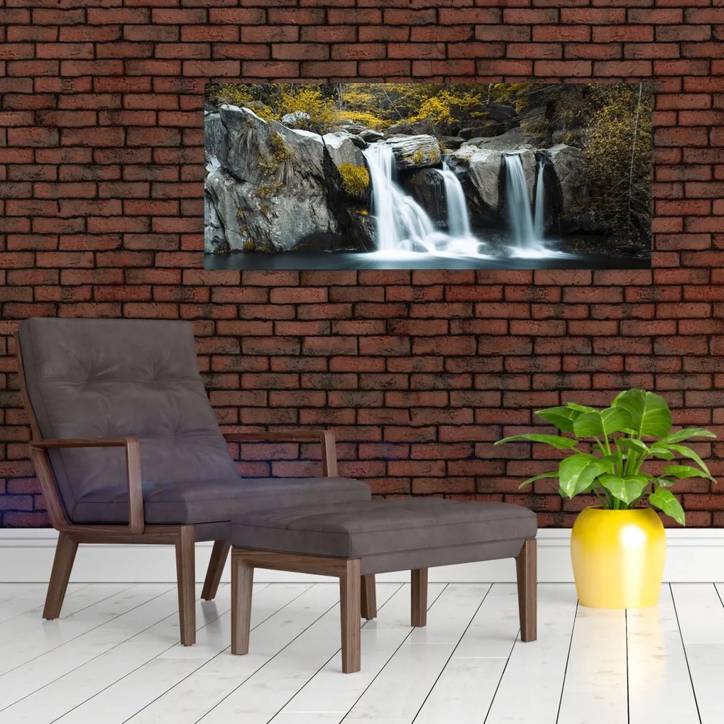 Tablou - Cascade, Lushan, China (120x50 cm)