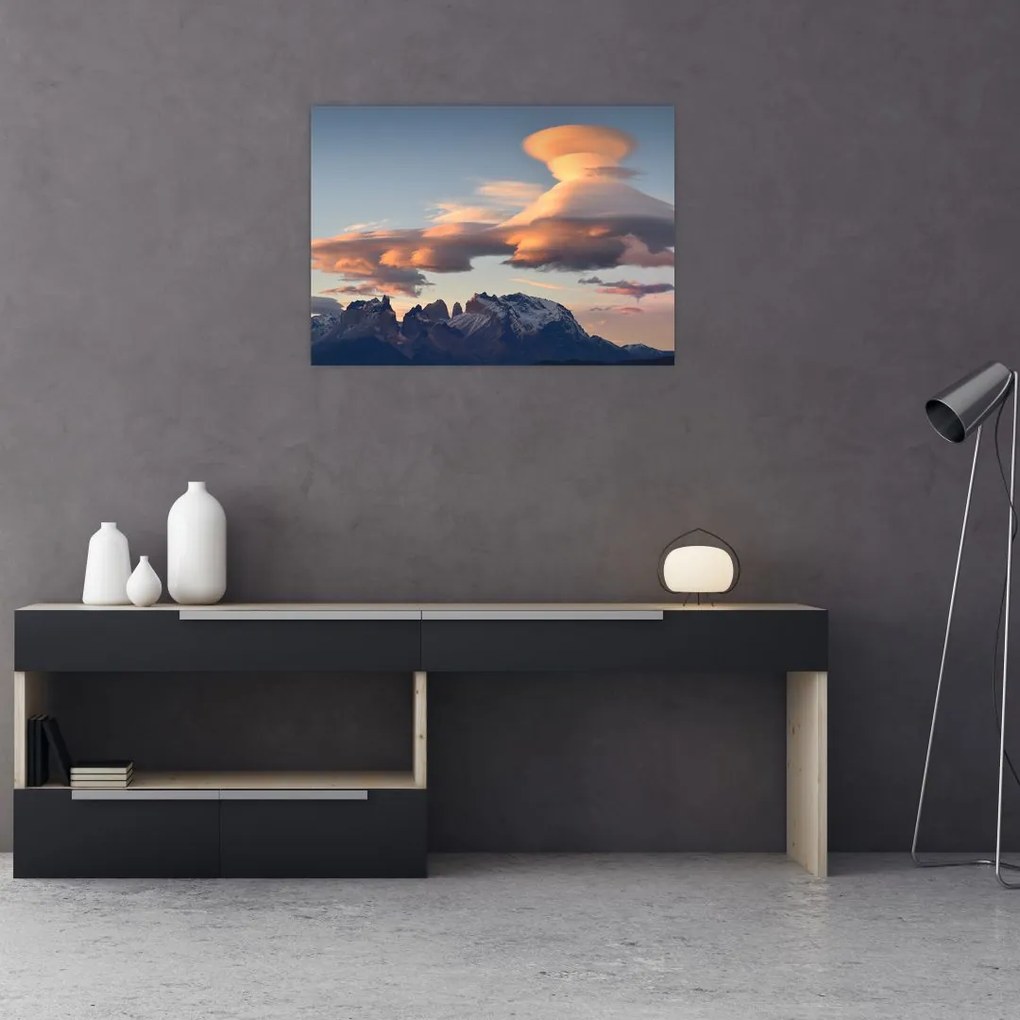 Tablou pe sticlă - Cerul magic (70x50 cm)