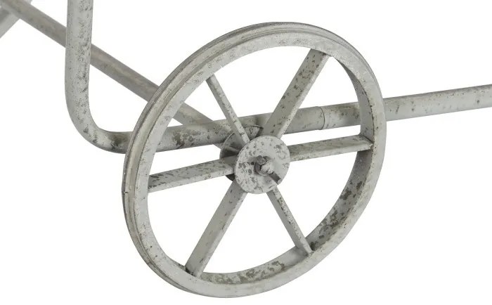 Masuta de cafea, din lemn cu structura metalica, Ravelo