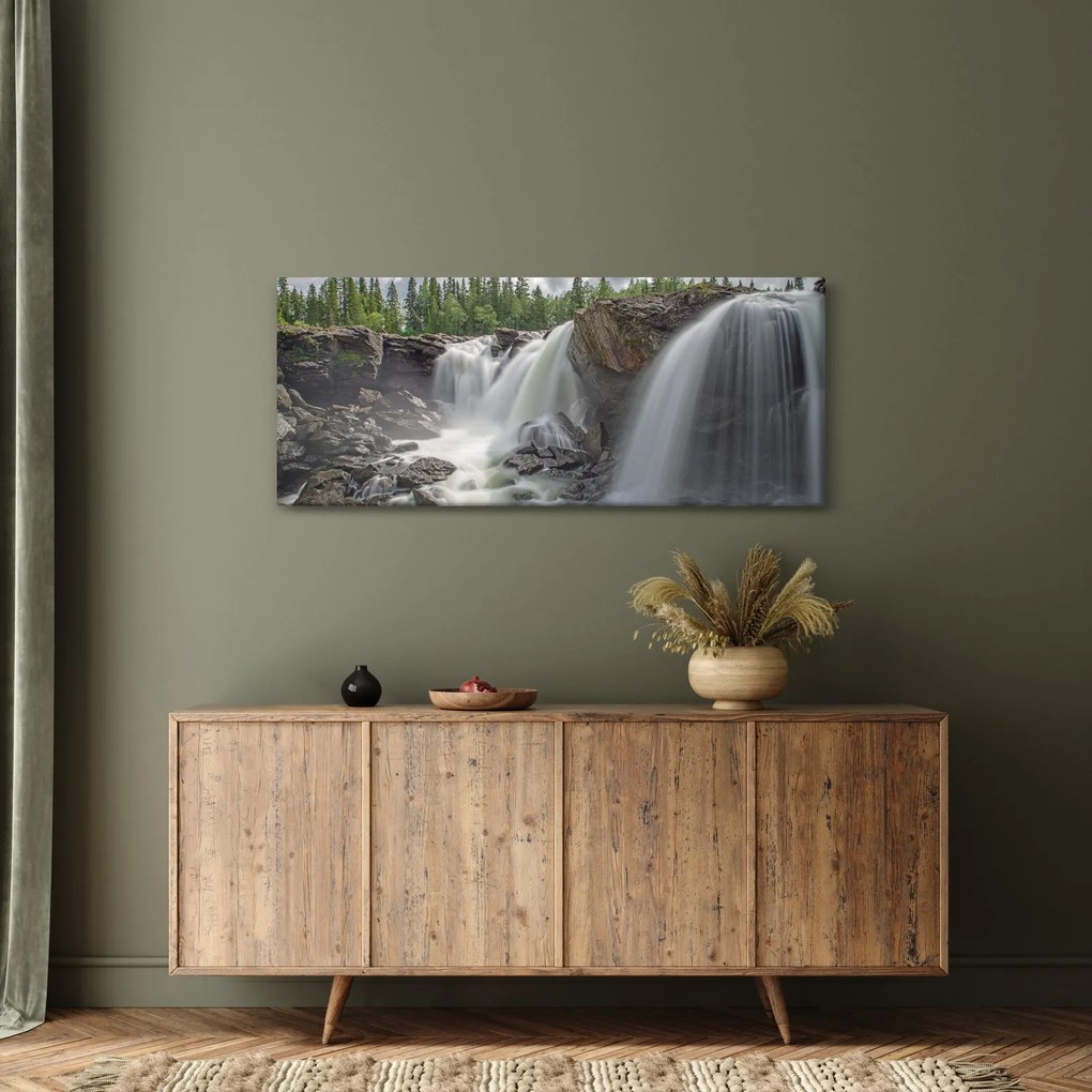 Tablou cu cascade (120x50 cm)