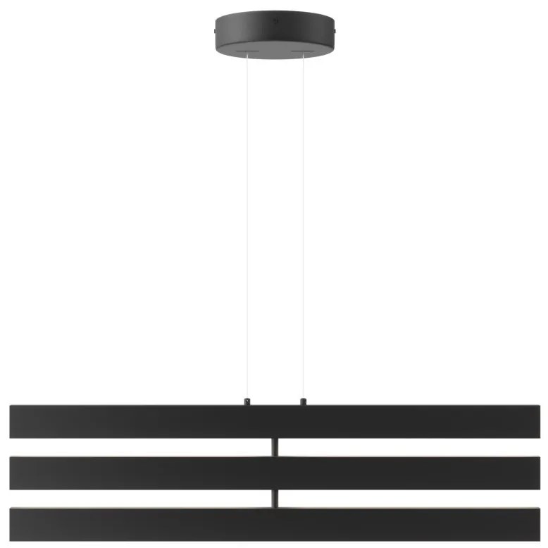 Lustra LED suspendata design modern Origami negru