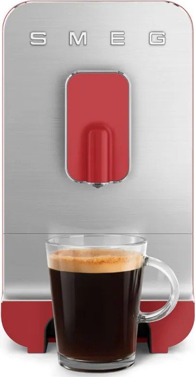 Espressor automat SMEG Collezione BCC01RDMEU, 1350 W, 19 bar, 1,4 l, 8 functii, Rasnita incorporata, Rosu
