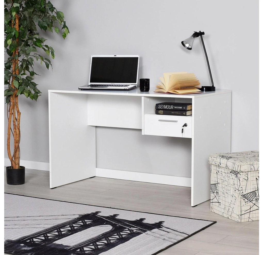Masă PC Dolodu 5 (alb) . 1094956