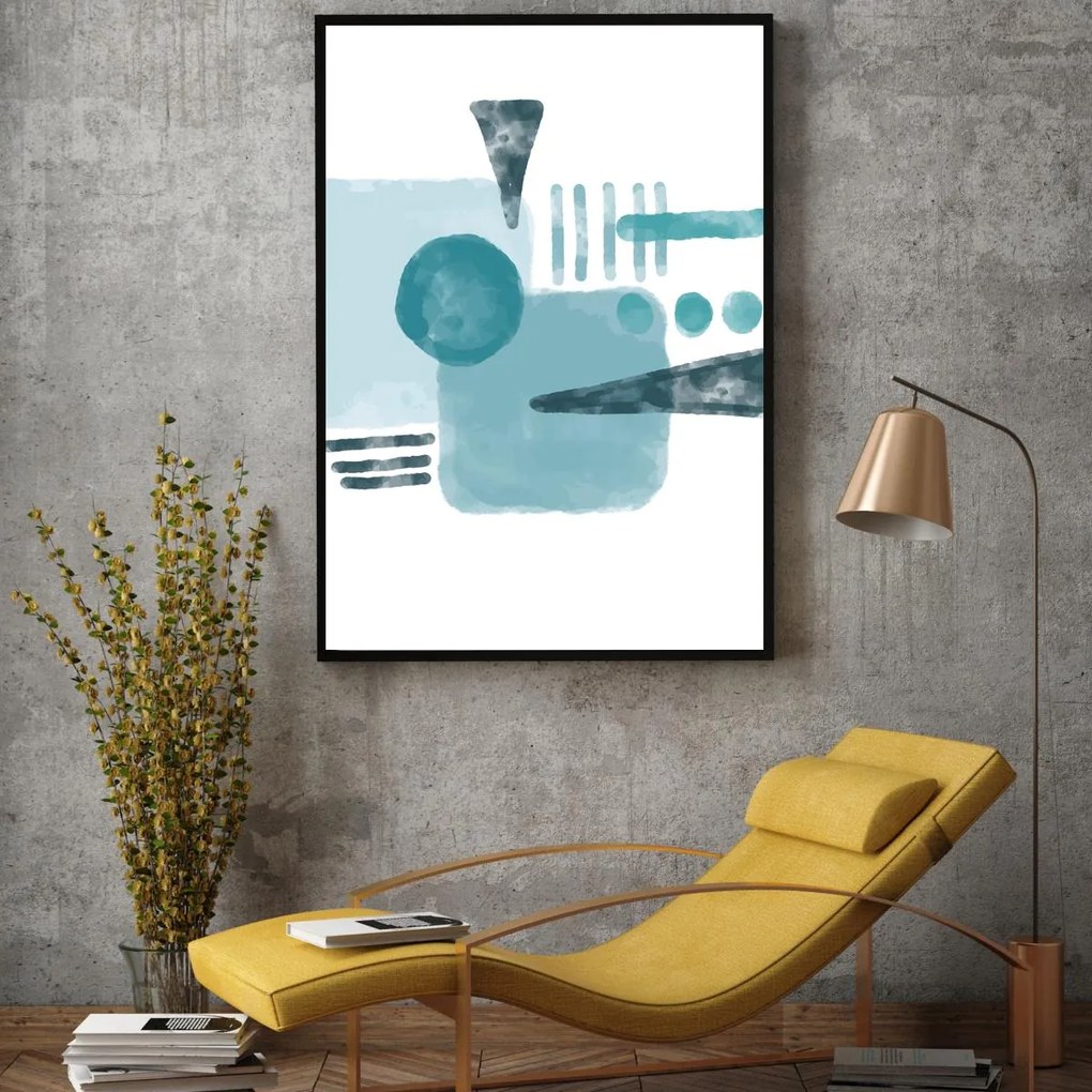 Poster - Abstracție pictată (A4)