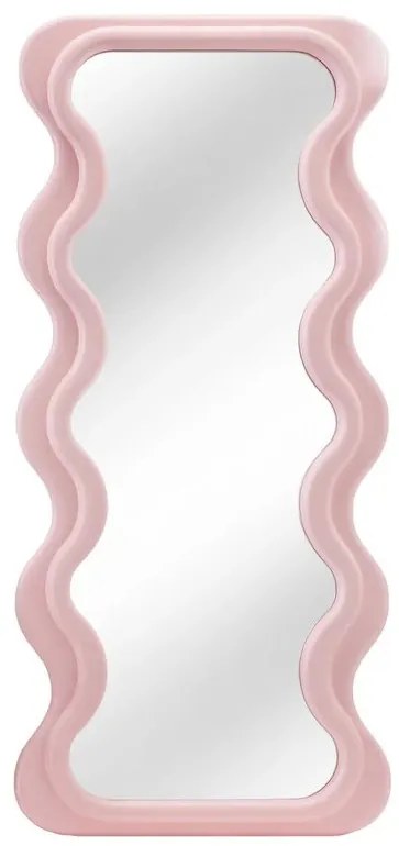 Oglinda de perete design modern CURVY 160cm, roz A-43162 VC
