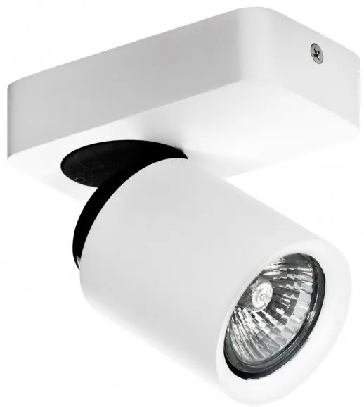 Aplica de perete/tavan cu spot stil modern minimalist Tomi 1 alba