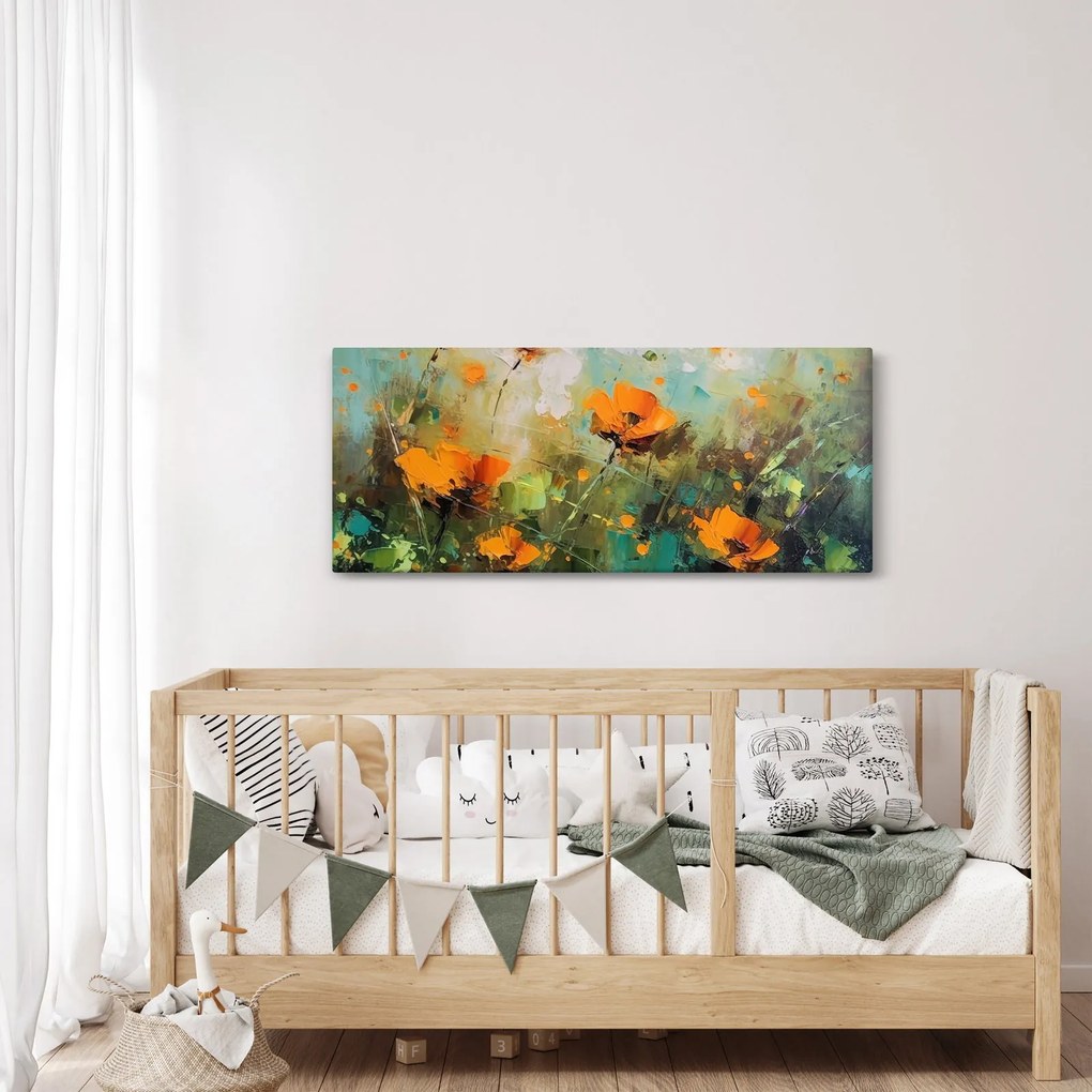Tablou - Flori (120x50 cm)