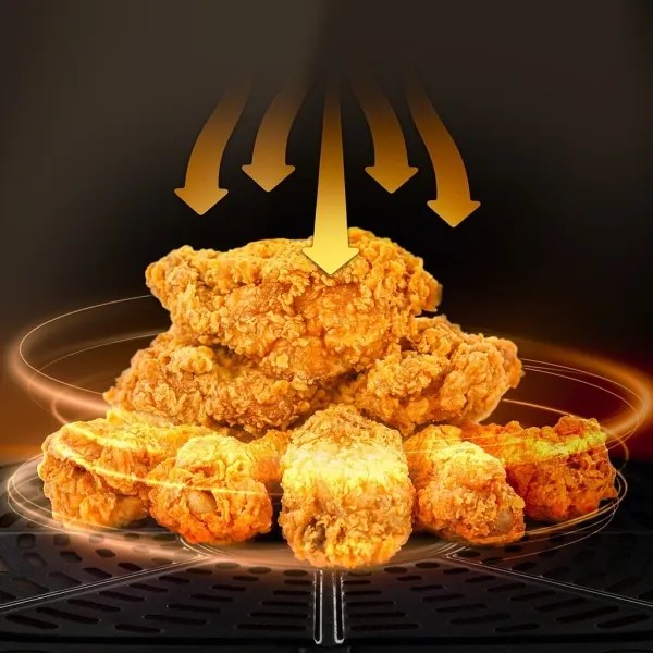 Friteuză cu aer cald inteligentă TESLA Electronics AirCook 9 l 1700W/230V Wi-Fi