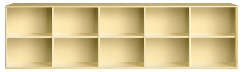 Bibliotecă galben-deschis suspendată 220x61 cm Mistral – Hammel Furniture