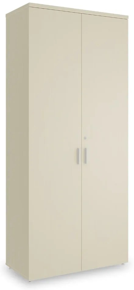 Dulap înalt SimpleOffice 80 x 40 x 180 cm, mesteacăn