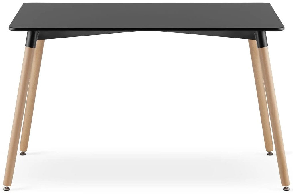 Masa de dining neagra ADRIA 120x80 cm