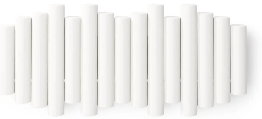 Cuier de perete alb din lemn de pin Picket – Umbra