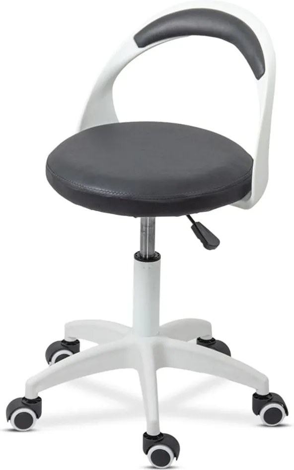Scaun de birou operativ din piele eco OFF 1021 gri