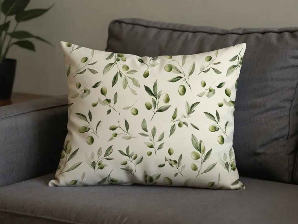 Fata de perna din policoton OLIVE POLY 50x70 cm, verde